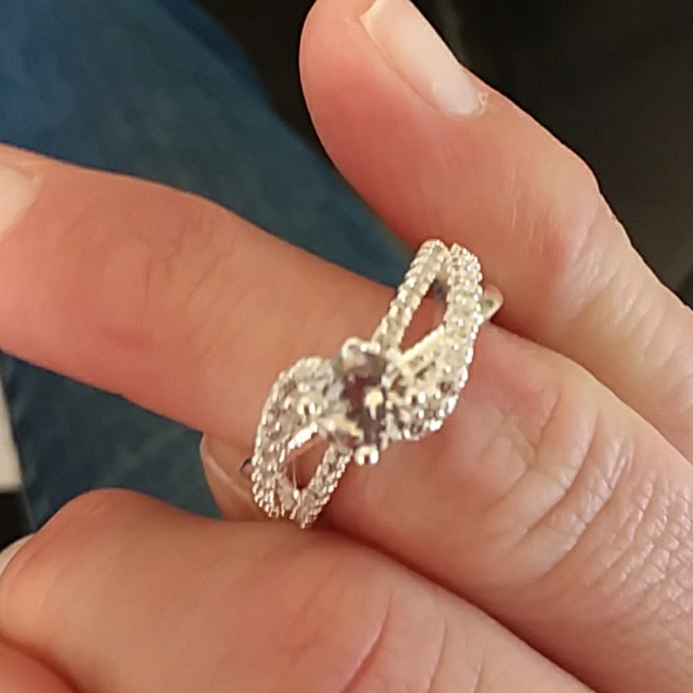 Bridal engagement wedding band